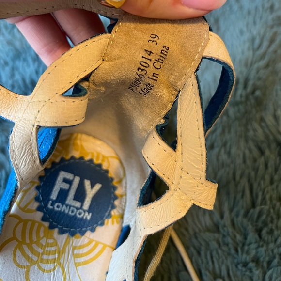 Fly London Wedge Sandals Size 39 - Picture 3 of 6